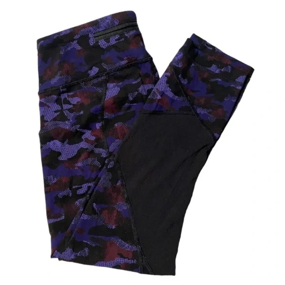 Lululemon Purple Camo Leggings EUC - Picture 3 of 10
